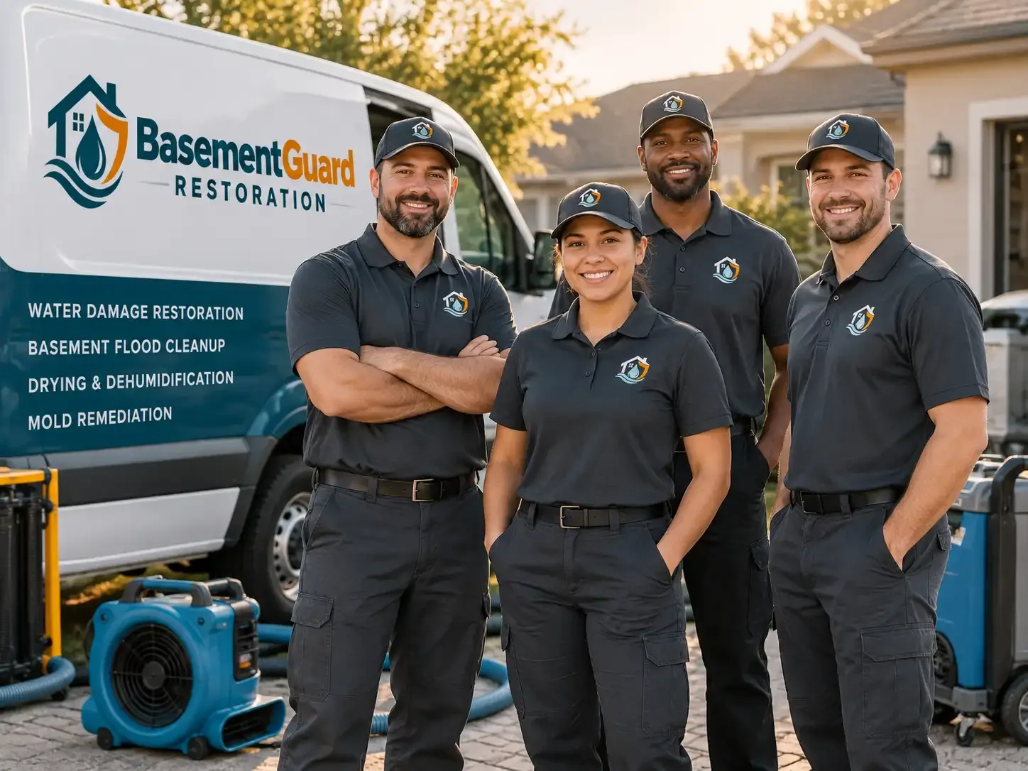 Basement Water Damage Restoration company in Garfield, KS